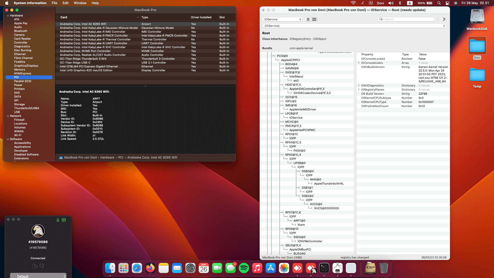 Lenovo Thinkpad T480S 7th [KabyLake R   Intel UHD 620 + PS2]   OpenCore 1